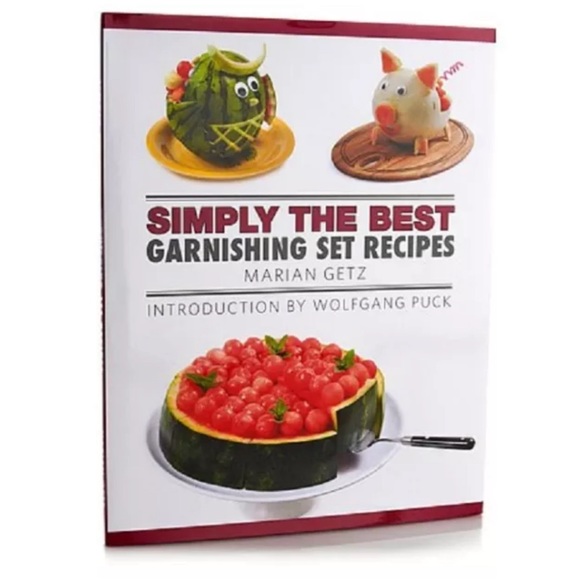 Simply The Best Garnishing Set Recipes By Marian Getz Intro by Wolfgang Puck - Picture 1 of 6